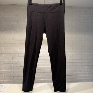 Aerie Chill Play Move Leggings Sparkle Black Athleisure Activewear Womens